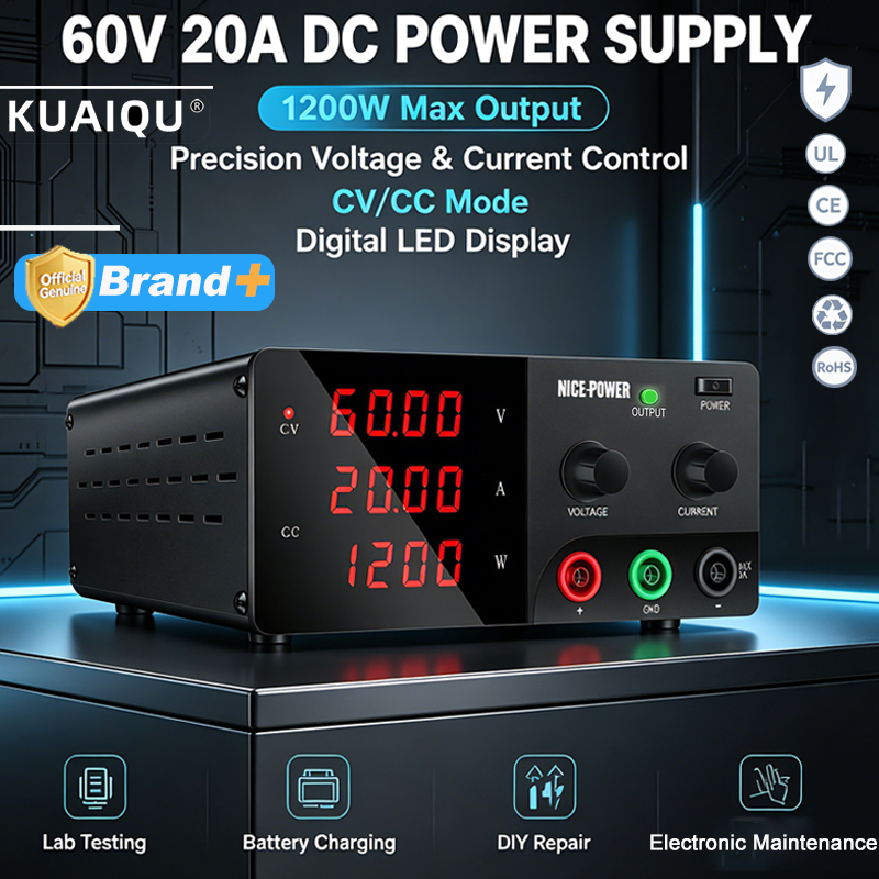 NICE-POWER 60V 20A Hoogvermoge - High Power 60V 20A Bench Power Supply recensie en prijs